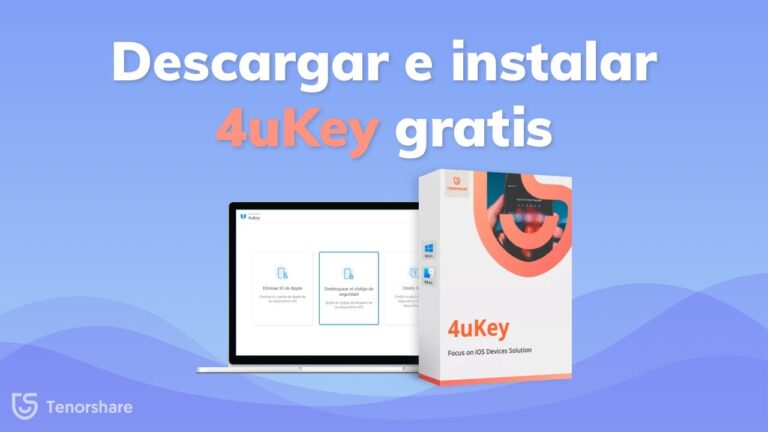 Descargar Tenorshare 4ukey 3.8.5.6 Gratis Para Windows en español [2025]